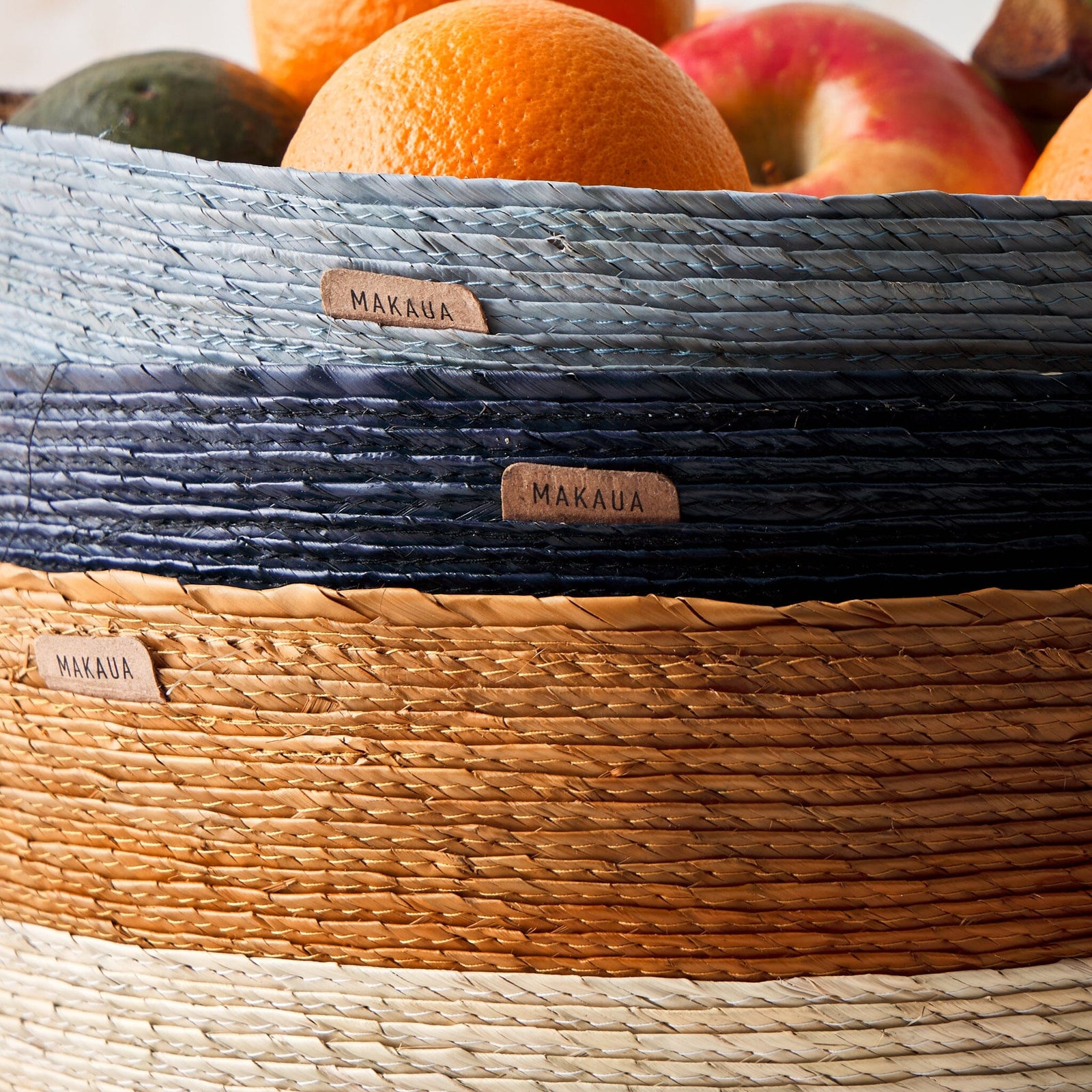 Makaua Large Round Basket Housewares Makaua 