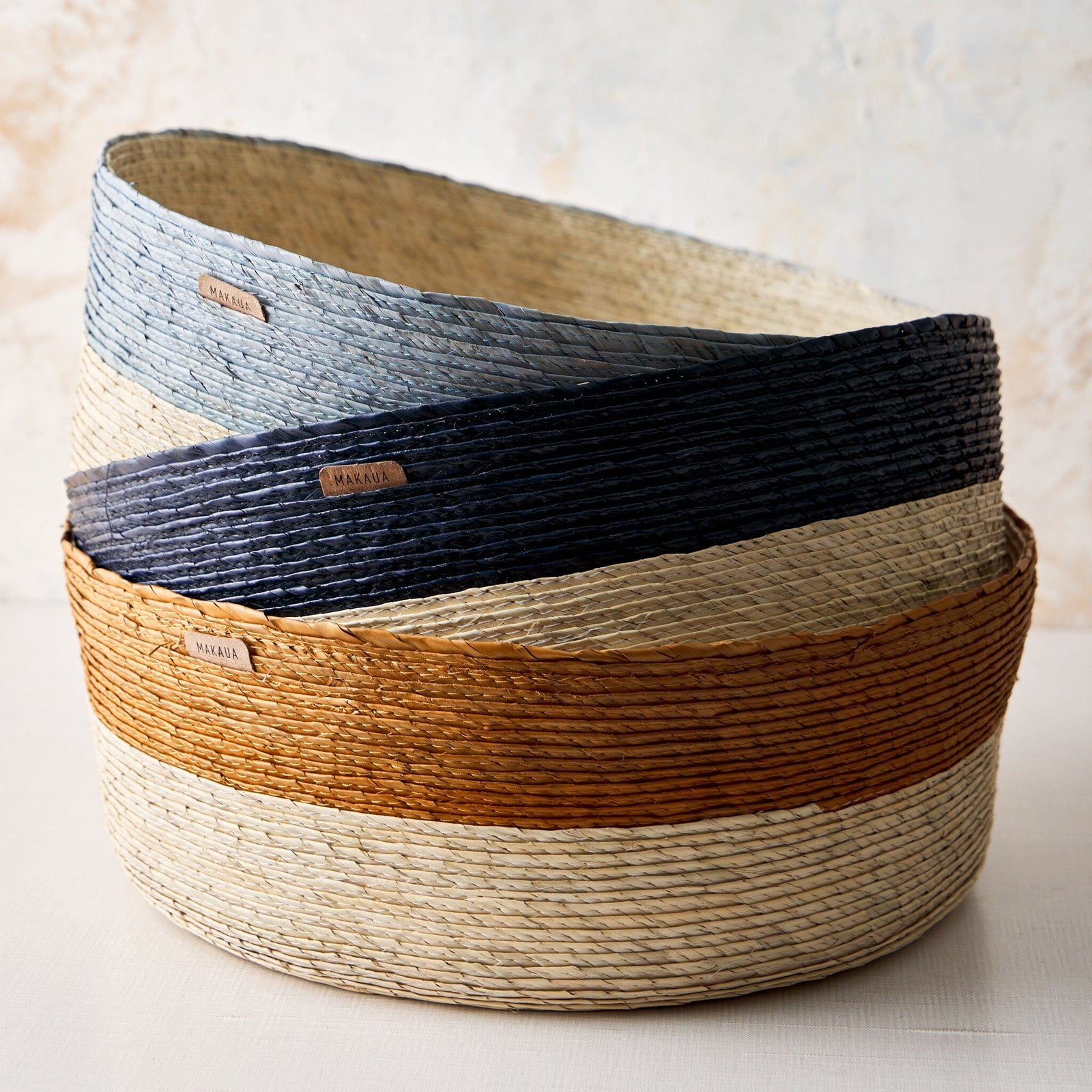 Makaua Large Round Basket Housewares Makaua 