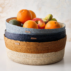 Makaua Large Round Basket Housewares Makaua 