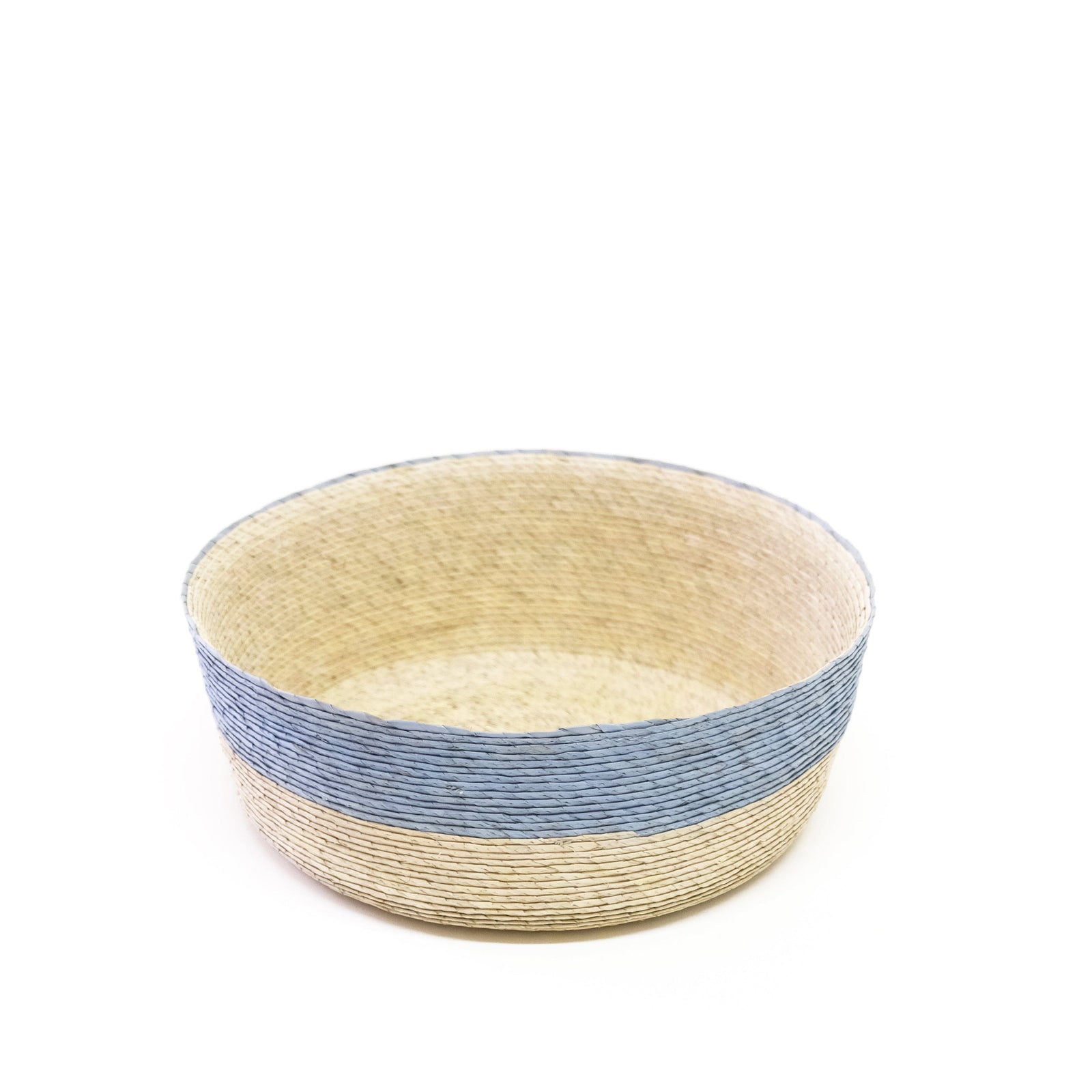 Makaua Large Round Basket Housewares Makaua Blue 