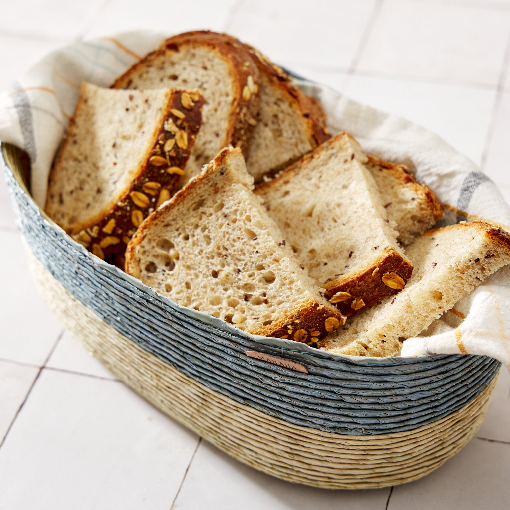 Makaua Oval Palm Basket | Milk Street Store
