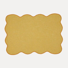 Mariaida Placemat Palma Set of 2 - Two Colors Green and Yellow Mariaida Home Yellow 