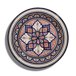 Marrakesh Blue Ceramic Couscous Platter Serveware Alcantara-Frederic 