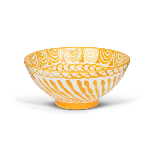Medium bowl with hand painted designs Bowl Pomelo Casa 