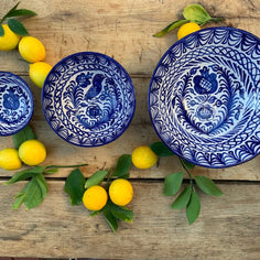Medium bowl with hand painted designs Bowl Pomelo Casa 
