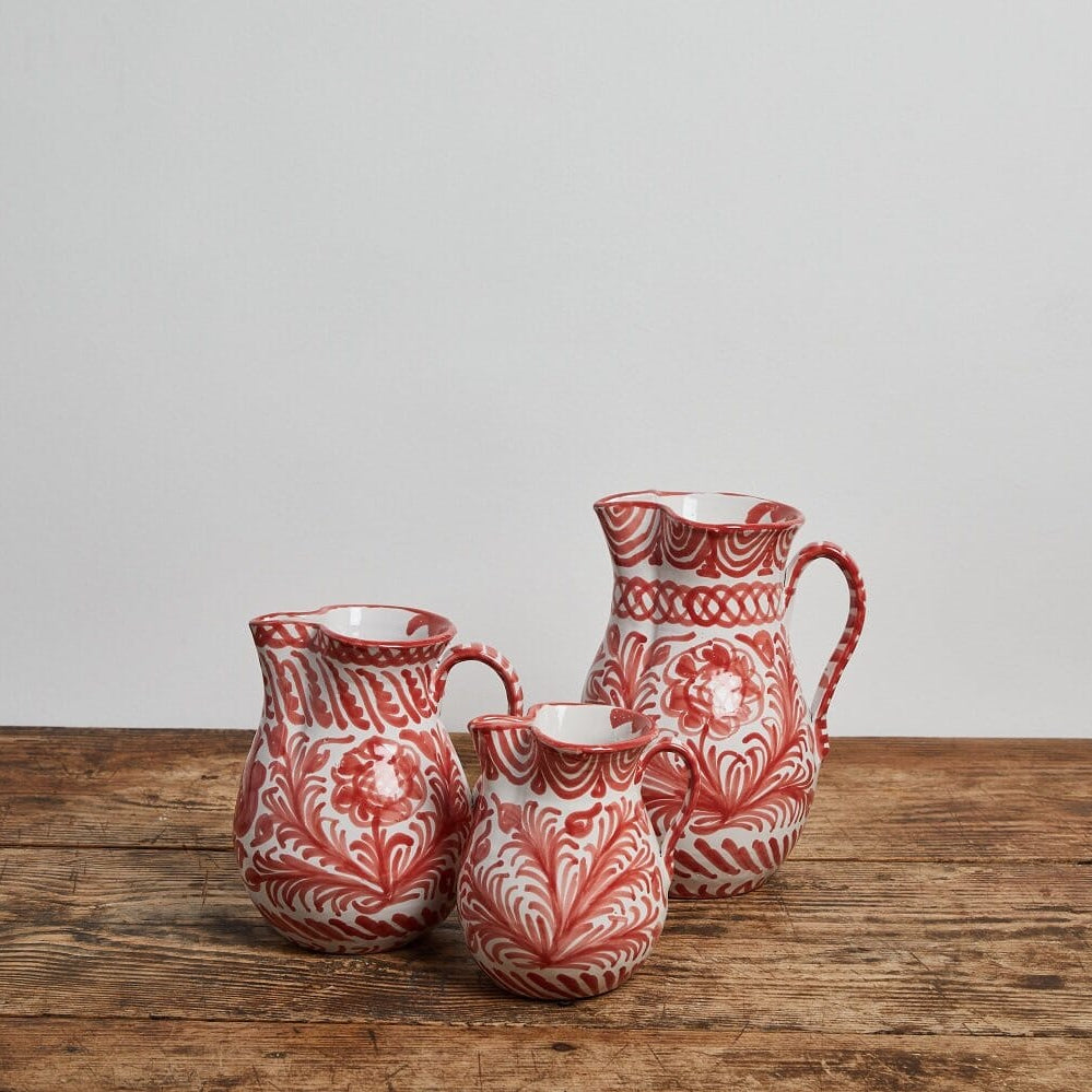 Medium pitcher with hand painted designs Pitcher Pomelo Casa 