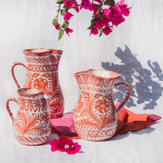 Medium pitcher with hand painted designs Pitcher Pomelo Casa 