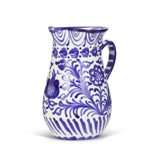 Medium pitcher with hand painted designs Pitcher Pomelo Casa 