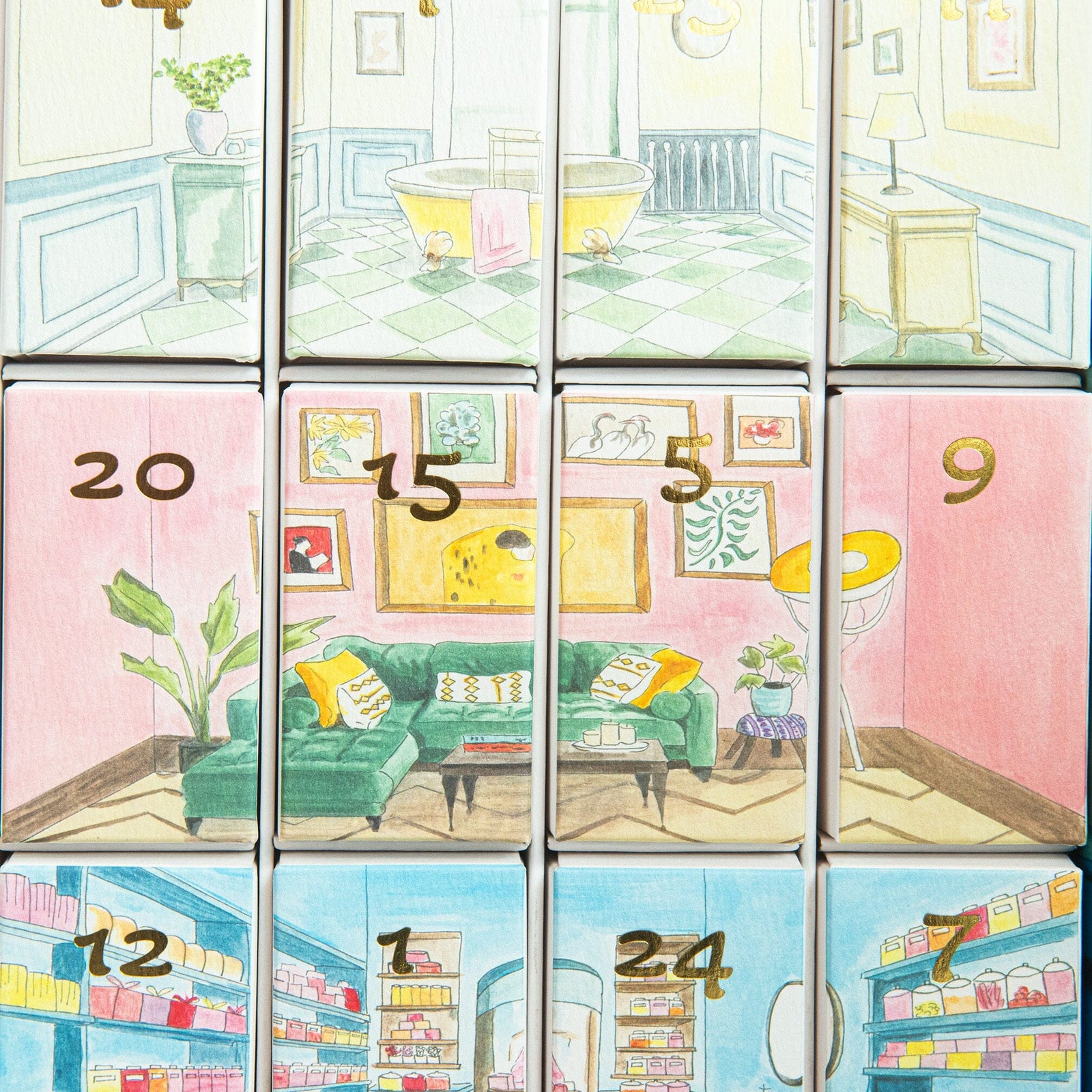 Melt Chocolates Portobello Road Advent Calendar Holiday Pantry Melt Chocolate 