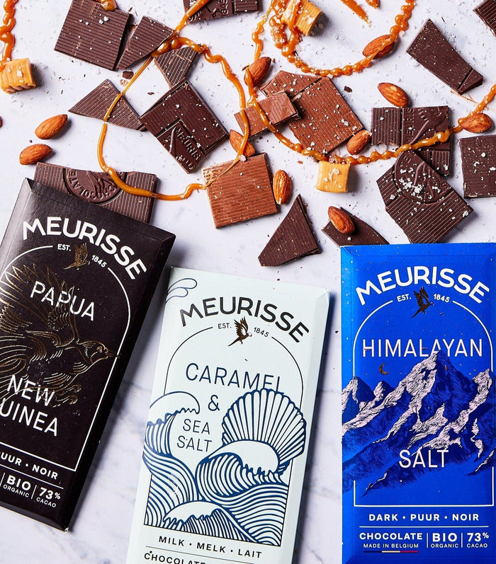 Meurisse Belgian Chocolate Bars — Assorted Set of 3 Meurisse 