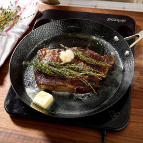 Milk Street 11-Inch Hammered Carbon Steel Skillet