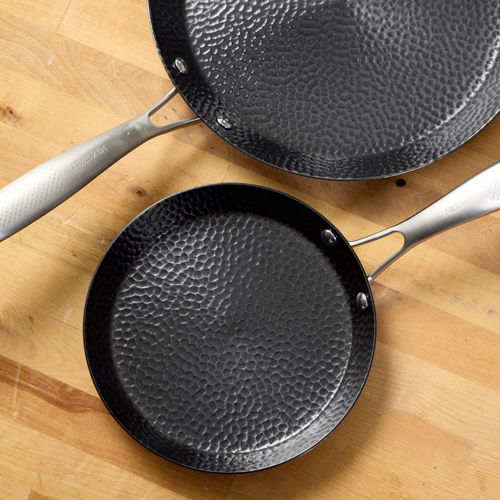 Milk Street 8-Inch Hammered Carbon Steel Skillet Equipment Milk Street 