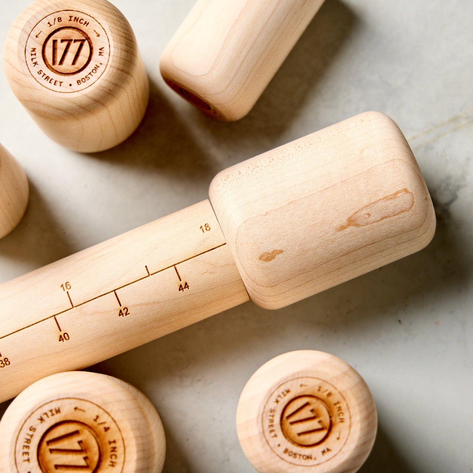 Milk Street Adjustable Maple Wood Rolling Pin Equipment Milk Street 