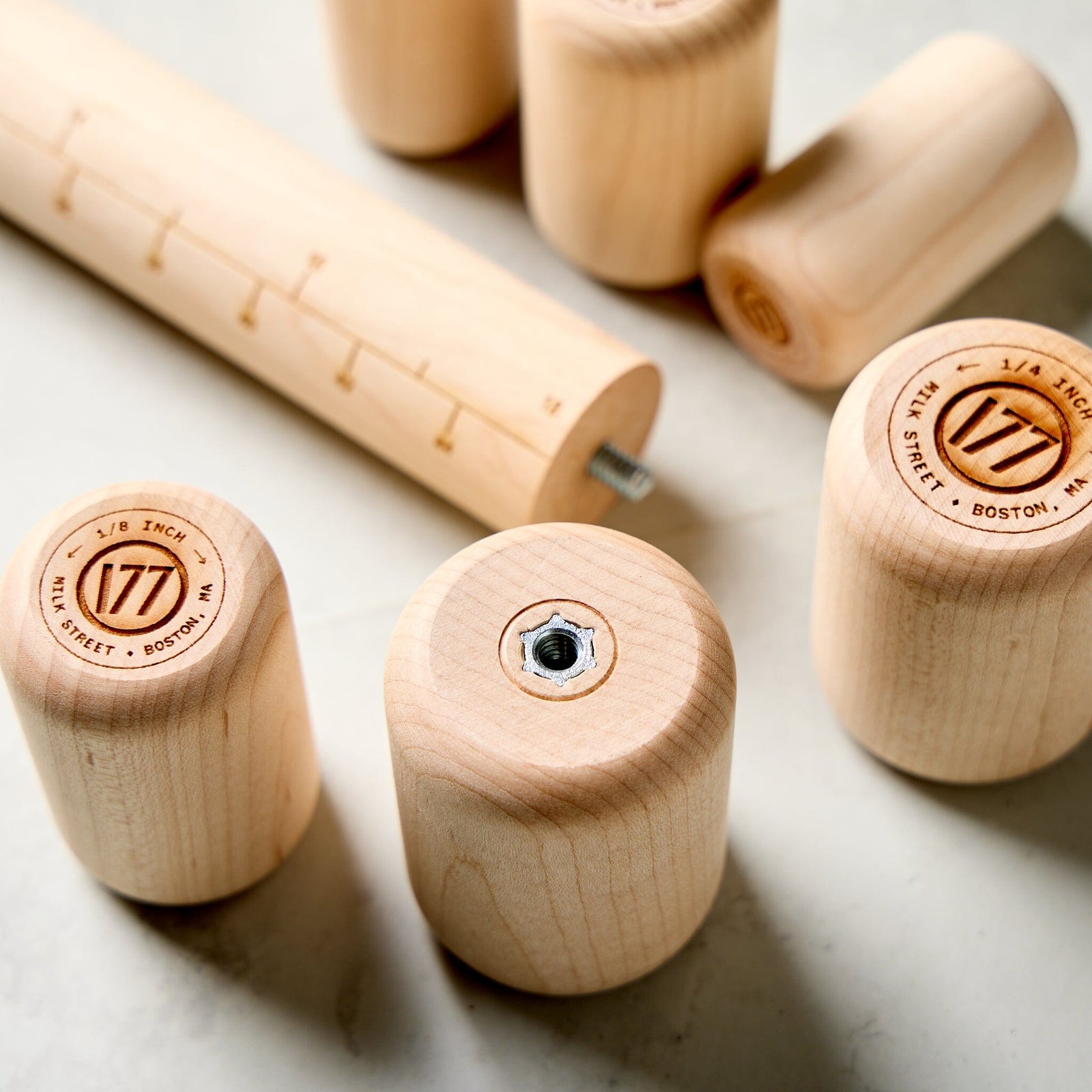 Milk Street Adjustable Maple Wood Rolling Pin Equipment Milk Street 