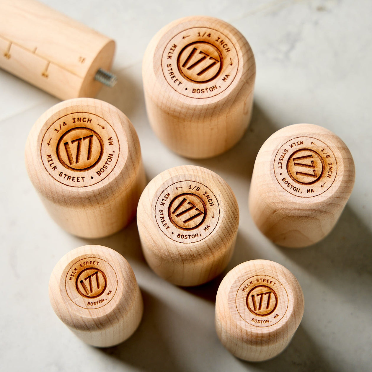 Milk Street Adjustable Maple Wood Rolling Pin Equipment Milk Street 