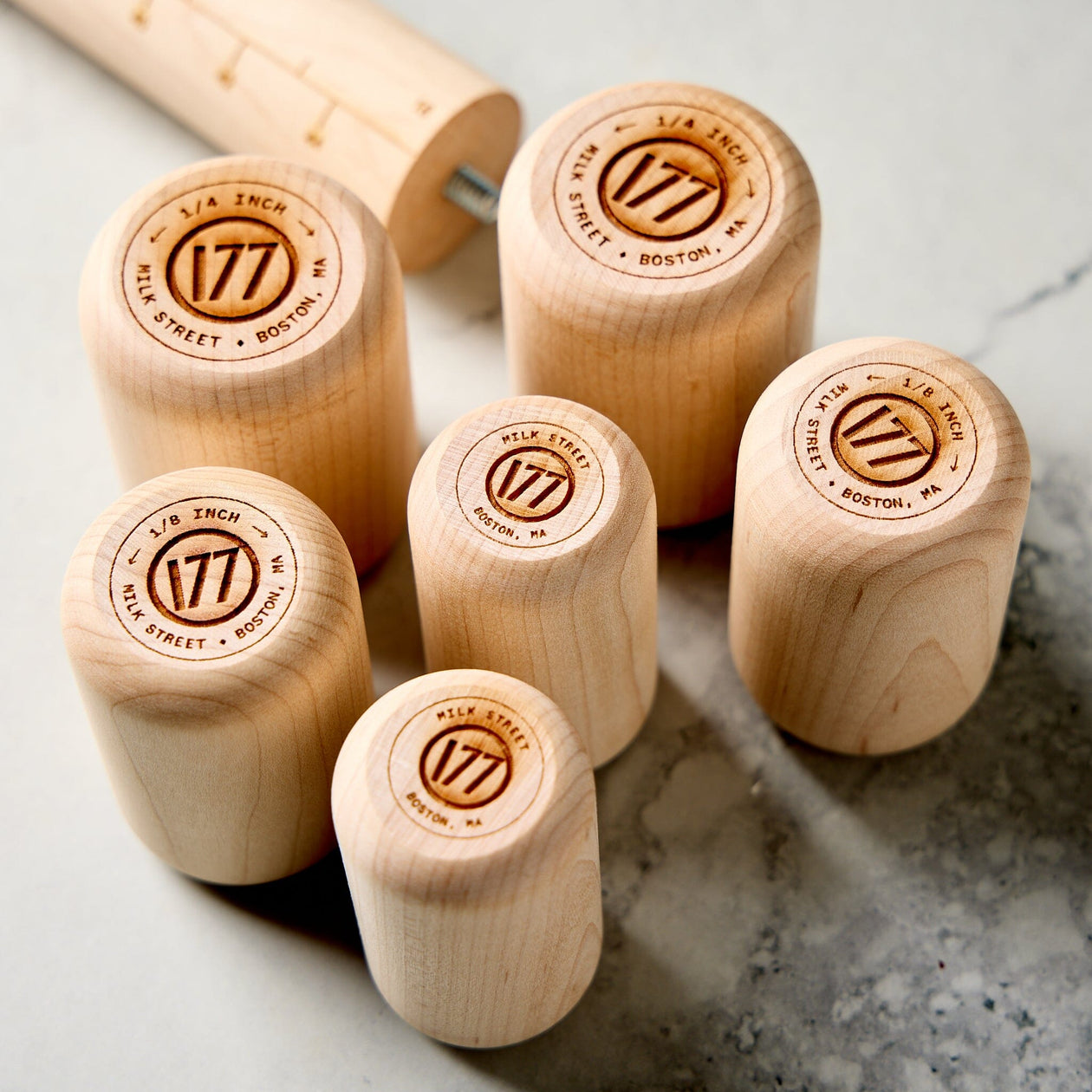 Milk Street Adjustable Maple Wood Rolling Pin Equipment Milk Street 