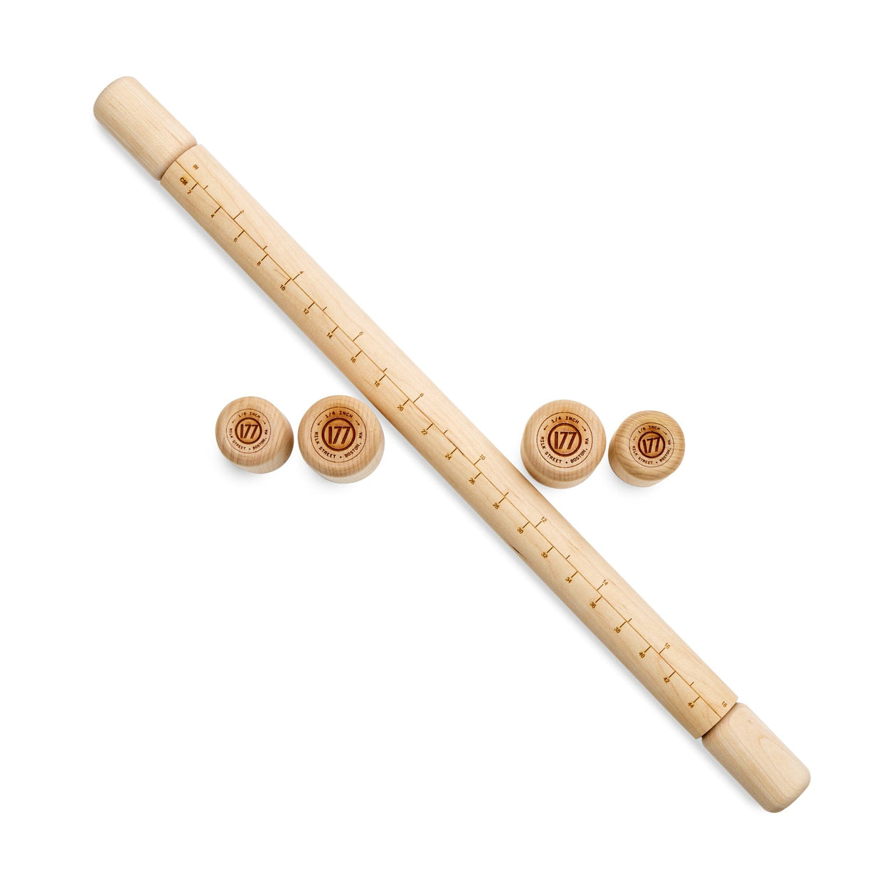 Milk Street Adjustable Maple Wood Rolling Pin Equipment Milk Street 