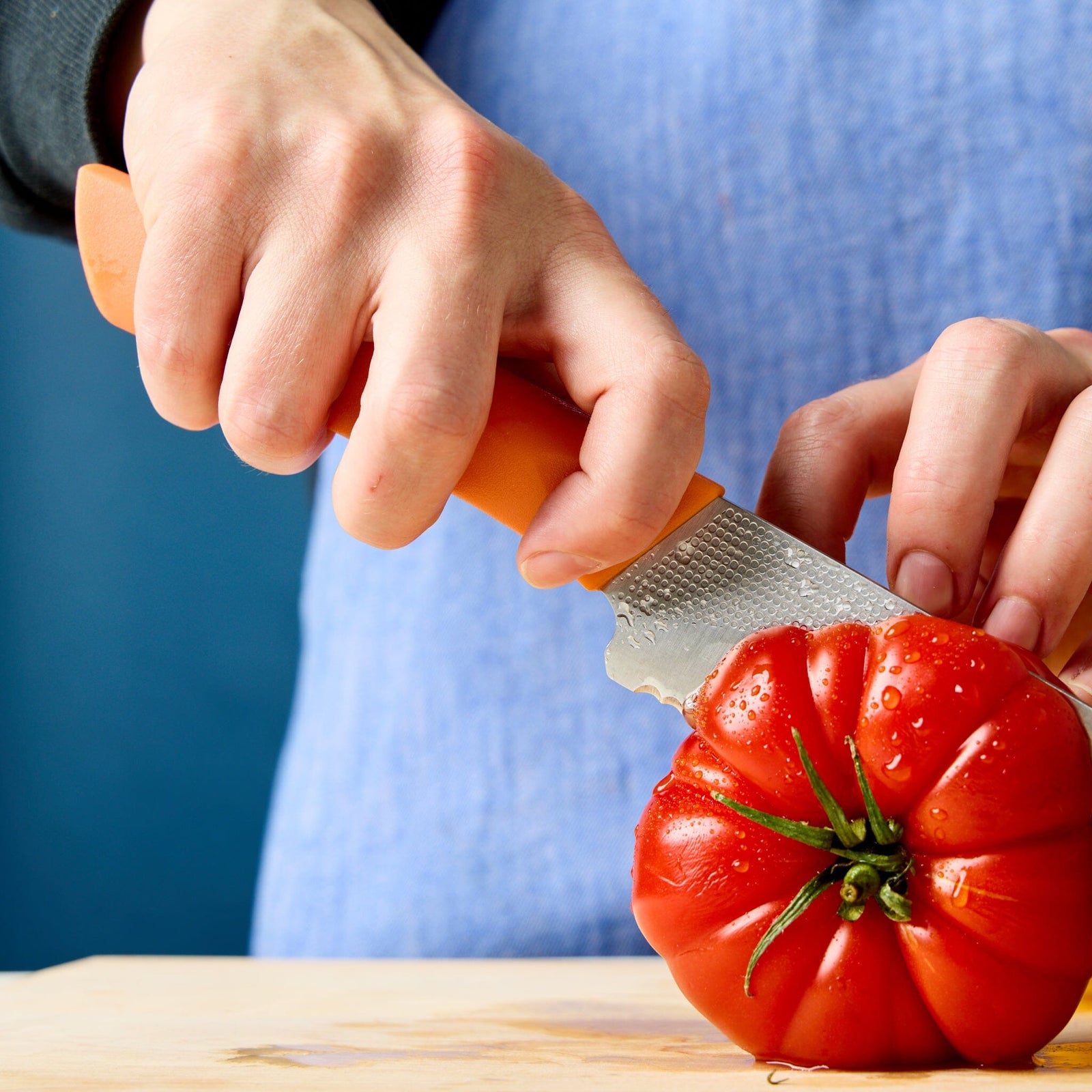 Milk Street Hi-Grip Serrated Kitchin-tan Kitchen Knives Milk Street 