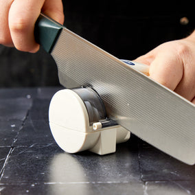 Milk Street Suehiro Ceramic Water Wheel Knife Sharpener for Double Beveled Knife