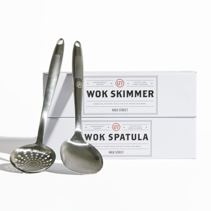 Milk Street Wok Spatula & Wok Skimmer Set Equipment Milk Street 