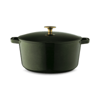 Milo by Kana 5.5-Quart Enameled Dutch Oven Equipment Milo by Kana Emerald Green 