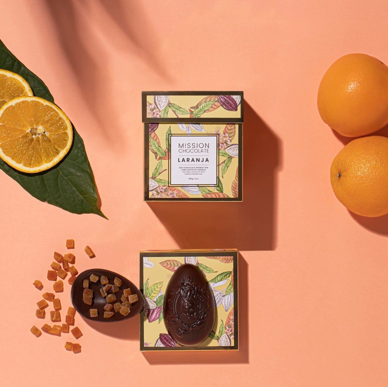 Mission Chocolate Dark Chocolate & Orange Easter Egg Pantry Mission Chocolate 