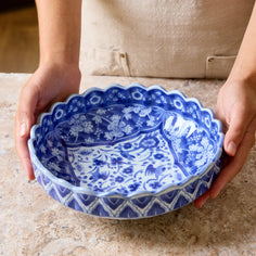 Miya Company Blue & White Bowl Sometsuke Tabletop Miya Company 