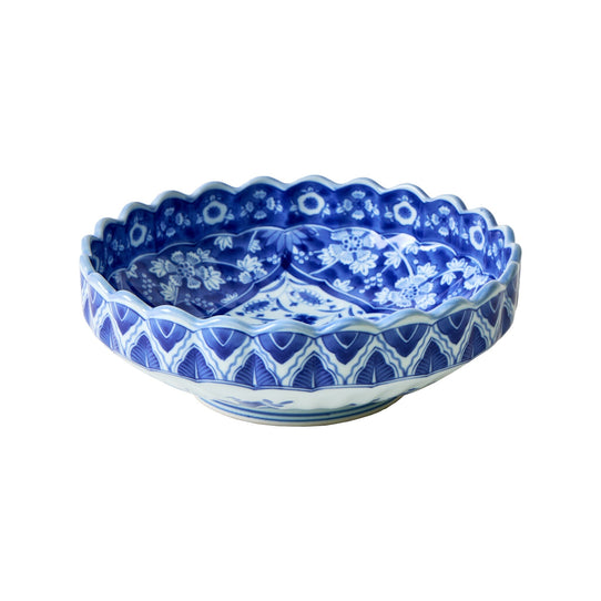 Miya Company Blue & White Bowl Sometsuke Tabletop Miya Company 