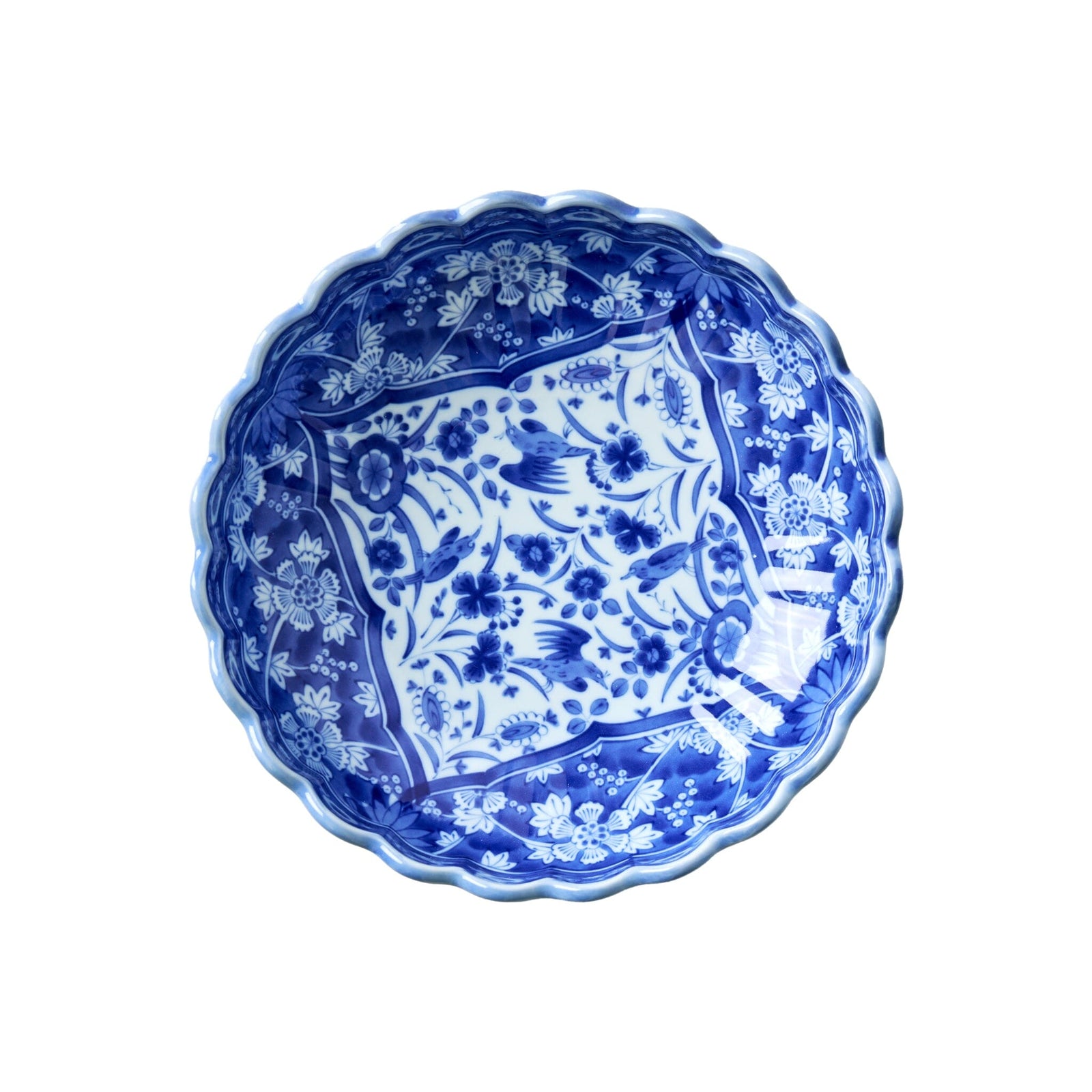 Miya Company Blue & White Bowl Sometsuke Tabletop Miya Company 