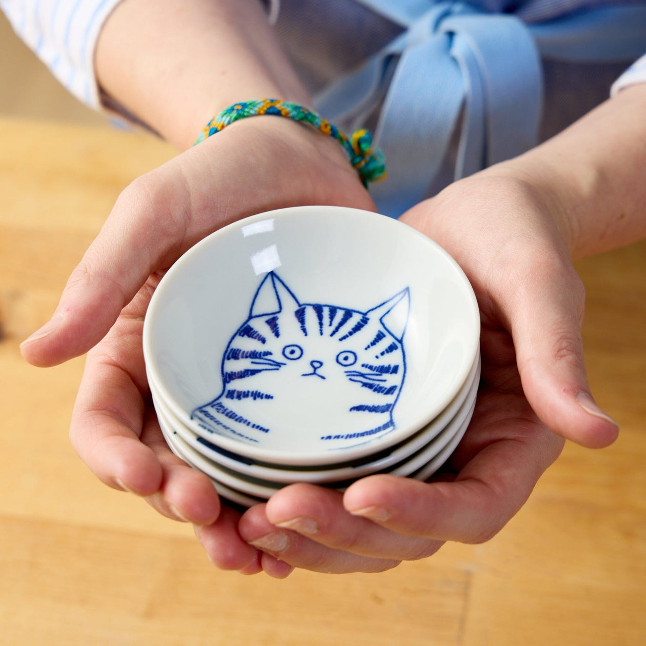 Miya Company Cat Face Sauce Dish Set/4 Tabletop Miya Company 