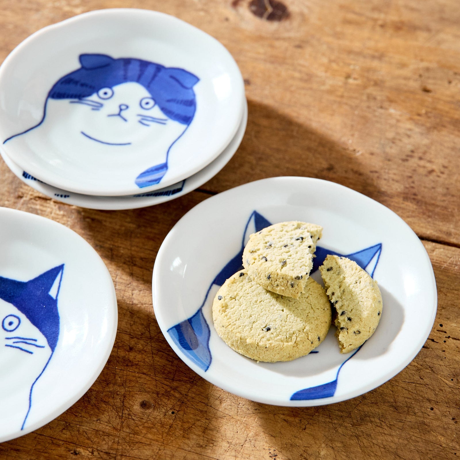Miya Company Cat Portrait Dishes – Set of 4 Tabletop Miya Company 