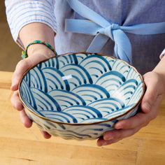 Miya Company Seikai Nami Waves Ramen Bowl Tabletop Miya Company 