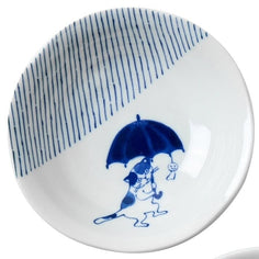 Miya Company Shichita Someneko Plate - 3 Styles Tabletop Miya Company Rainy Day 