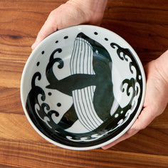 Miya Company Whale Ramen Bowl Tabletop Miya Company 
