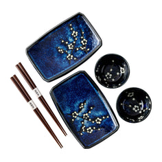 Miya Namako Blossom Sushi Set for 2 Housewares Miya Company 