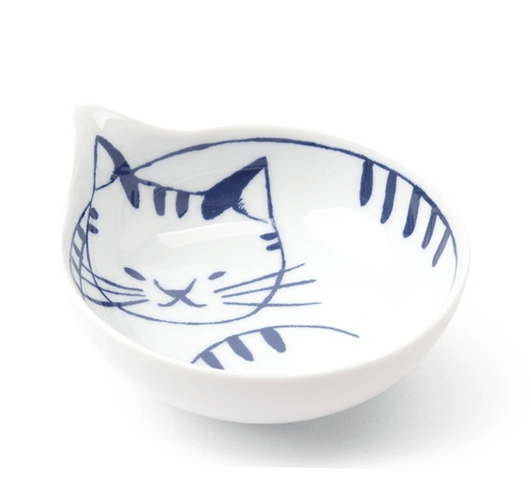 Miya Nekotori Cat Dishes – Set of 4 Tabletop Miya Company 