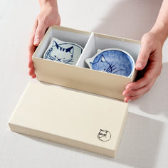 Miya Nekotori Cat Dishes – Set of 4 Tabletop Miya Company 