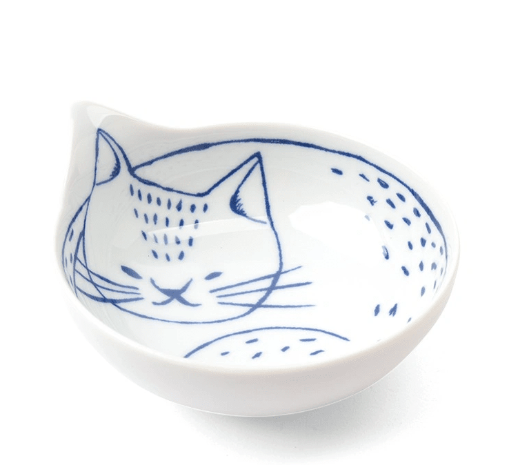 Miya Nekotori Cat Dishes – Set of 4 Tabletop Miya Company 