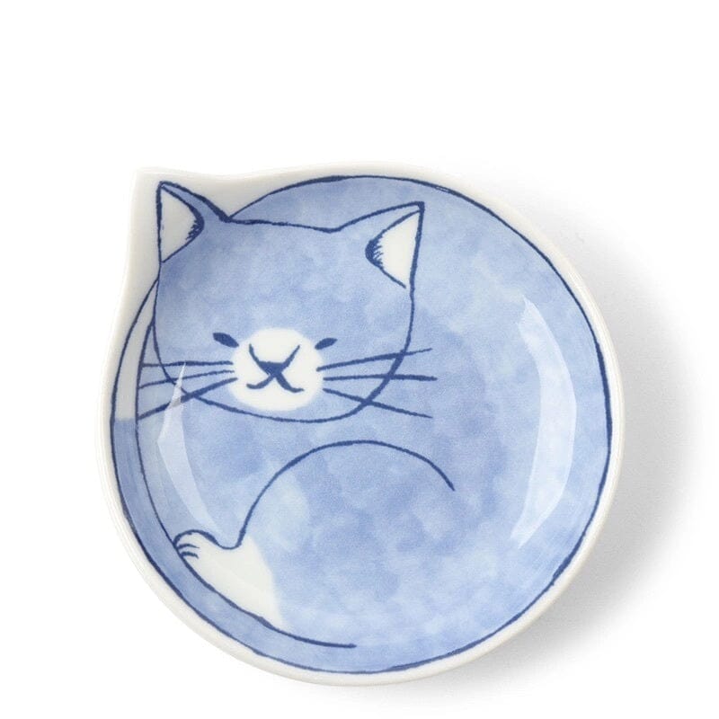 Miya Nekotori Cat Plates - set of 4 Tabletop Miya Company 