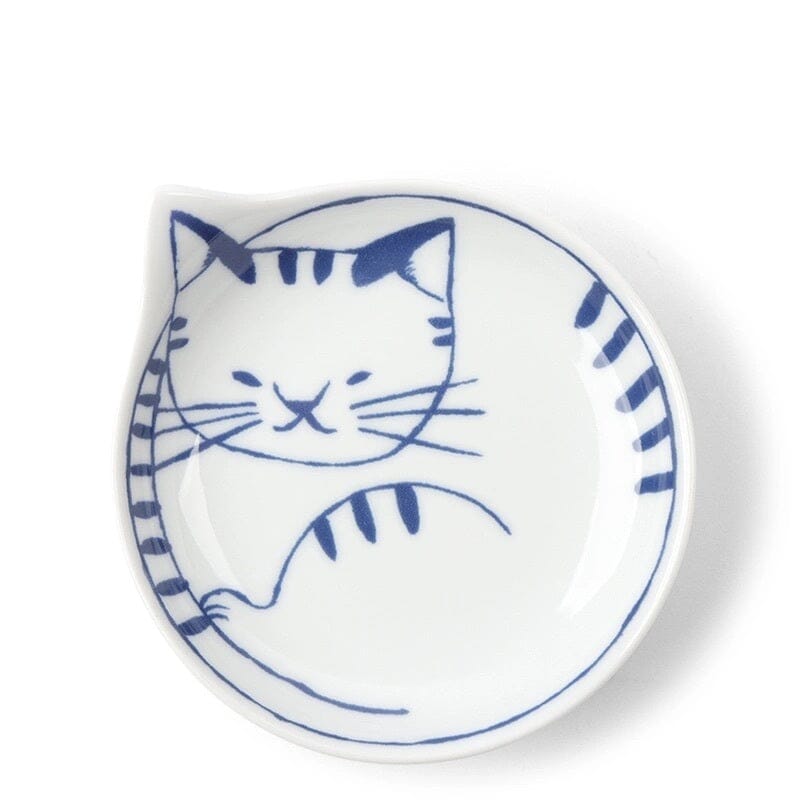 Miya Nekotori Cat Plates - set of 4 Tabletop Miya Company 