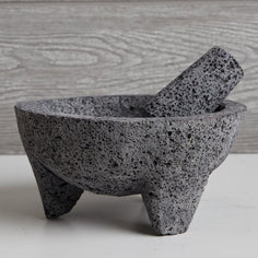 Molcajete with Tortilla Basket Molcajete Verve Culture 