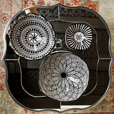 Moroccan Ceramic Nesting Bowls Bowl Verve Culture 