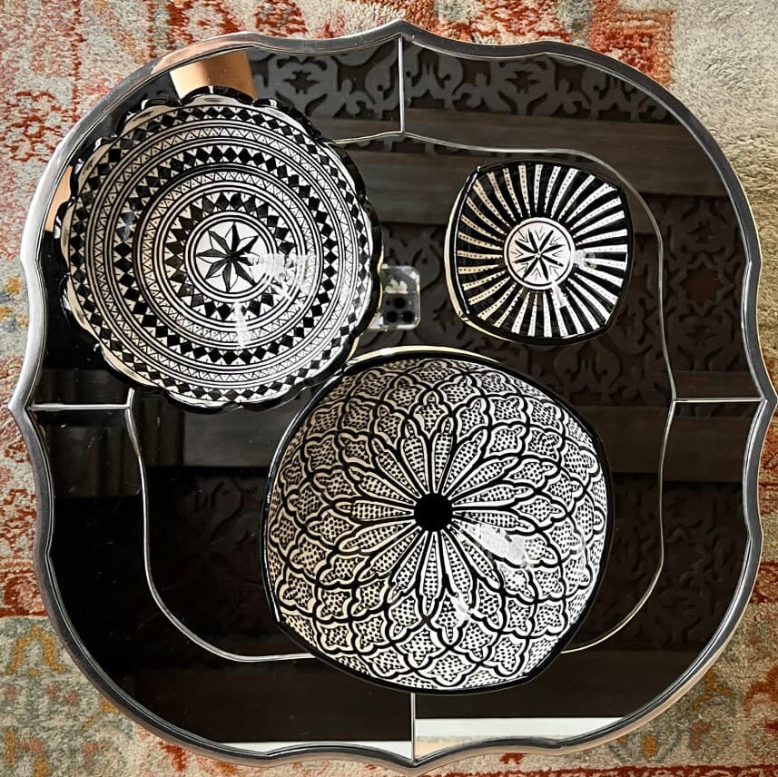 Moroccan Ceramic Nesting Bowls Bowl Verve Culture 