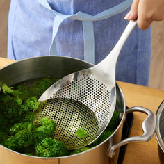 Nonoji Perforated Spoon with Ergonomic Handle - XL Cookware & Tools Y-Yacht 