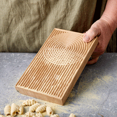 Oak Pasta Board with Roller Tischlerei Antiquitäten Mulorz 