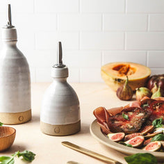 Olive Oil Bottle Pottery Farmhouse Pottery 