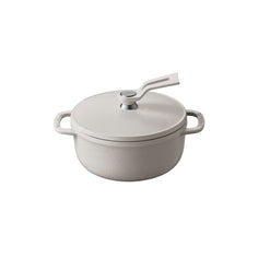 Oven Pot 2.0 | 14cm | Standing Handle Cookware Vermicular Matte Linen Beige 