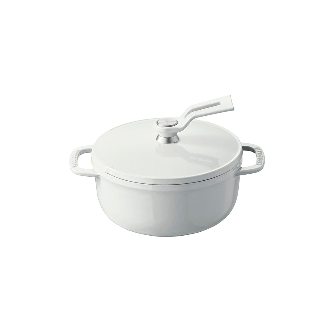 Oven Pot 2.0 | 14cm | Standing Handle Cookware Vermicular Sea Salt White 