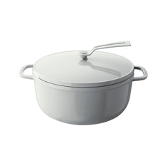 Oven Pot 2.0 | 26cm | Standing Handle Cookware Vermicular Sea Salt White 