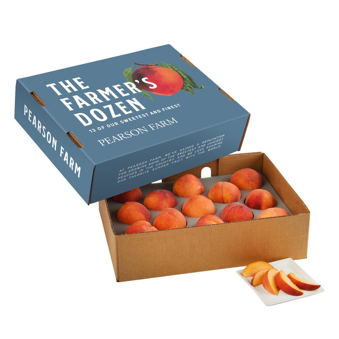 Pearson Farms 'The Farmer's Dozen' Box- 13 Premium Peaches Pantry Pearson Farm 
